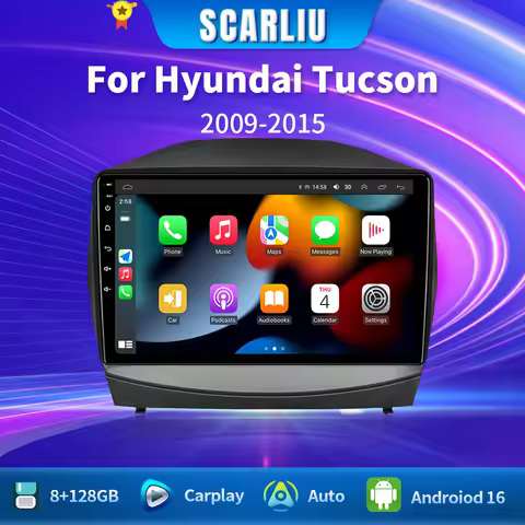 SCARLIU for Hyundai Tucson 2 LM IX35 2009-2015 Multimedia Video Player GPS Navigaion RDS Stereo Scre