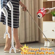 【Top Rated】Stainless Steel Trash Picker Grabber Stick,Portable Garbage Picker,Clothes Pole