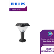 Philips Lighting SmartBright Solar Bollards BGC010 LED2/730 SS โคมไฟทางเดินโซล่า BGC010 ทรงเหลี่ยม เสาสูง 30cm