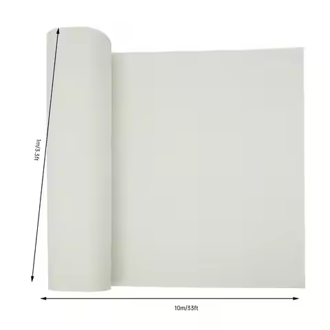 White Thickened Carpet Runner Runway Rug, 3x33 Feet 360GSM 5mm Anti-Slip Aisle Runway Rug For Party 