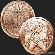 Silver Shield Peace Within 2019 1 oz AVDP .999 Pure Cu Copper Round Coin (Made in United States) 1oz