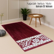 NEW LUXURY BAHRAIN size 60x120 cm Premium Mosque Prayer Rug - ALL COLOR