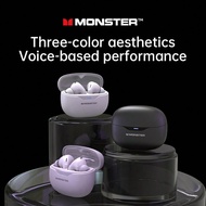 ชุดหูฟังไร้สาย TWS แท้ Monster MQT53 เหงื่อกันน้ำหูฟังออกกำลังกายพร้อมไมค์