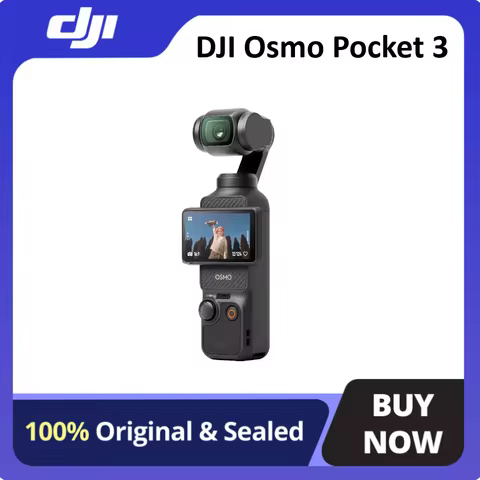 DJI Osmo Pocket 3 Vlogging Camera with 1'' CMOS&4K/120fps Video Face/Object Tracking 2" Rotatable To