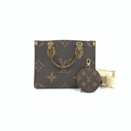 Louis Vuitton lv 棕老花 onthego 小號 肩背包