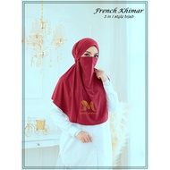 🔥🔥🔥HOT RAYA 2023 FRENCH KHIMAR HIJAB BERGO PREMIUM JERSEY