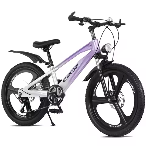 20 Inch Kids Mountain Bike, 7-Speed Youth Bicycle with Magnesium Alloy Frame & One-Piece Wheels, Lig