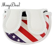 MagiDeal Small Golf Putter Cover Half Mallet Mini Golf Headcover Club Head Protector