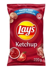 《現貨》加拿大🇨🇦薯片 lays Ketchup蕃茄味特大薯片