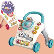 Funbaby 698-62 Baby Walker Children's Toys Walking Training Car There Are Music Carts Carts_baby Yos