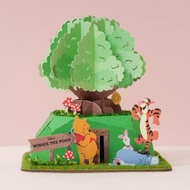 紙模型【迪士尼雷射材料包】小熊維尼樹屋 | 9027807 紙風景