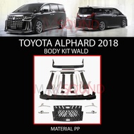 JDM Toyota Alphard ANH30 ANH35 AGH30 18~ON WALD LOOK BODY KIT BODYKIT FULL SET FRONT SIDE REAR SKIRT FRONT GRILLE