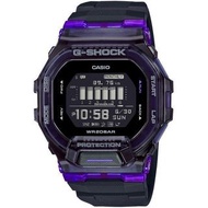 佐敦門市 現貨 100% 全新 Casio G-Shock 精英運動系列 G-SQUAD GBD-200SM-1A6 GBD-200SM GBD-200 第二代 2nd Generation 運動風 熱賣 人氣 藍牙 Bluetooth 計步器 資料記錄 Purple 紫色 碼錶 兩地時間 超輕 一年保養