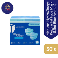 Medicos HydroCharge™ 4-Ply Face Mask Regular Fit Mint Blue Avenue 50's