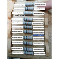 10K 3W Tenk Three WATT 5% Pack Of 10 R Resistor 10K OHM 3 Heat Resistant METAL OXIDE