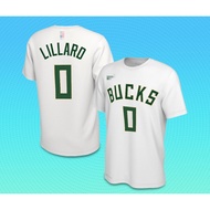 NBA - Milwauke Bucks Damian Lillard Tshirt Basketball Shirt