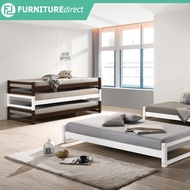 Furniture Direct TWIGGY solid wood stackable single bed/ suitable for airbnb hostel and guest room