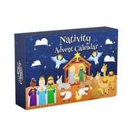Nativity Advent Calendar Little People Collectibles Religious Christmas Countdown Calendar Christian