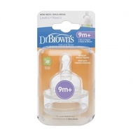 Dr Browns Level 4 Silicone Wideneck Nipples/DR BROWN/DR.BROWN/BROWN/DR.BROWN'S