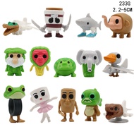 14pcs 3-5cm Q Version Brainrot Tung Tung Tung Figurines Trarala
