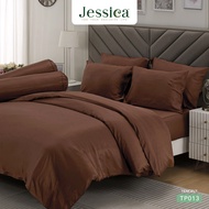 Jessica Tencel TP013  เจสสิก้า สีพื้น ชุดเครื่องนอน ผ้าปูที่นอน ผ้าห่มนวม ให้สัมผัสที่นุ่มลื่นดุจแพร