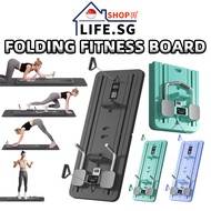 2025 New Fitness Board Foldable Multifunctional Abdominal Fitness Board With Resistance Band Fitness