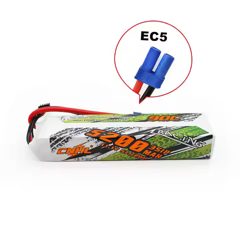 CNHL Racing Series 5200mAh 11.1V 3S 90C Lipo Battery with EC5 Plug
