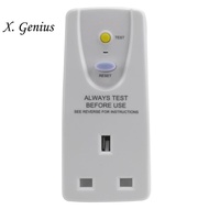 Uk Plug 13A Gfci Leakage Protection Plug Rcd Socket Home Circuit Breaker Cutout  Switch- Uk Plug