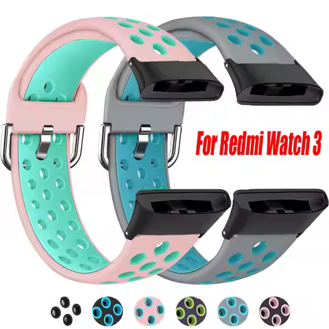 Silicone Band For Redmi Watch 3 Strap Metal Connector Smartwatch Accessories Correa For Xiaomi Redmi