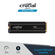 Crucial T500 1TB PCIe Gen4 NVMe M.2 SSD with heatsink (CTXXXXT500SSD5)