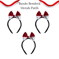 Bando Bendera Merah Putih | Bando Karnaval | Aksesoris Rambut