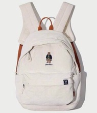 大清貨!!! 🇰🇷 韓國直送 Who.a.u/Whoau 燈芯絨背囊/背包 (米白色)