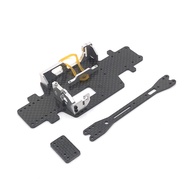 Metal Upgrade Carbon Fiber Base Plate Motor Mount Battery Mount FOR WLtoys 284131 K969 K979 K989 K99