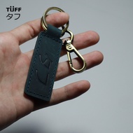 TUFF 837737 Genuine Cowhide Leather Keychain | Men Car Bag Gift