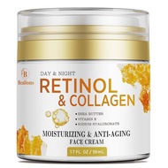 RetinolCreamforFaceAntiAging:WrinkleCreamforFaceneckwithCollagen Hyaluronacid-NightMoisturizerforMen