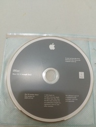 絕版2009 imac mac os 正版安裝光碟片兩入