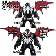 Brick venom with wings spiderman miles morales big toy figure