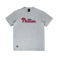 NEW ERA เสื้อยืดแขนสั้น รุ่น MLB PHILADELPHIA PHILLIES COOPERSTOWN LIGHT HEATHER GRAY SHORT SLEEVE T