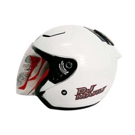 KYT DJMARU DJ Maru XXXL WHITE PUTIH GLOSSY METALIK BIG SIZE HELM BESAR