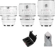 7artisans 16mmT2.5/105mm T2.1/135mm T2.4 Infinte Series Professional Full Frame Manual Cine Lens Com