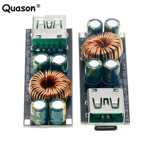 QC4.0 QC3.0 USB Type-C Mobile Phone Quick Charge Adapter 6 -35V Step Down Buck Boost Module for Huaw