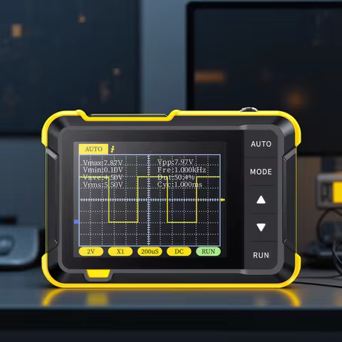 FNIRSI DSO152 Mini Handheld Digital oscilloscope 2.8 Inch Display Auto Adjust PWM Square Waves Outpu
