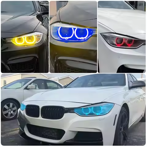 NON RGB Multilcolor Ice Blue Red Yellow DRL For BMW 2012-2015 F30 F31 F34 320i 328i Pre-LCI Xenon He