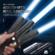 TXQSABER RGB Lightsaber Metal Handle Heavy Dueling 7 Color Change Volume Adjustment Force 10 SoundFo