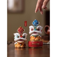 Creative Foshan Lion Dance Rotatable Lion Dance Hydrangea Lion Desktop20260407