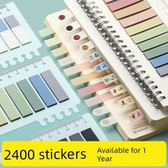 Morandi Color Post-it Notes Small Stickers Index Label Tearable Plastic Waterproof Sticky Note-makin