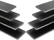 15N20 Steel Flat Stock Bar 15N20 Knife Making Steel (8pcs, 12"x1.5"x0.12") for Knife Blanks Forging