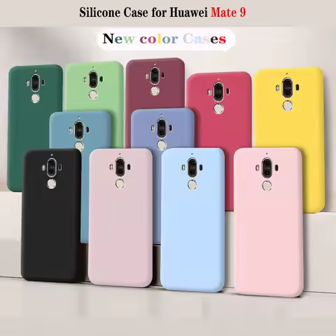 For Huawei Mate 9 Silicone Soft Back Cover Phone Case For Huawei Mate9 Mate 9 Ultra Thin Silicon Bum