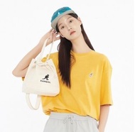 Kangol bucket bag 兩用 水桶包 Black / Ivory  韓國直送  正品❣️