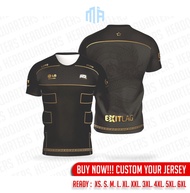 kaos jersey gaming intz esports baju full printing custom nickname - xl